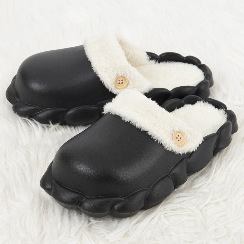 Detachable Shoes Winter Slippers For Women Waterproof Slippers
