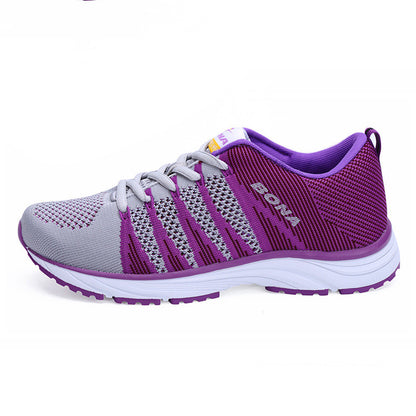 Leather Women's Sports Hiking Shoes, Running Shoes