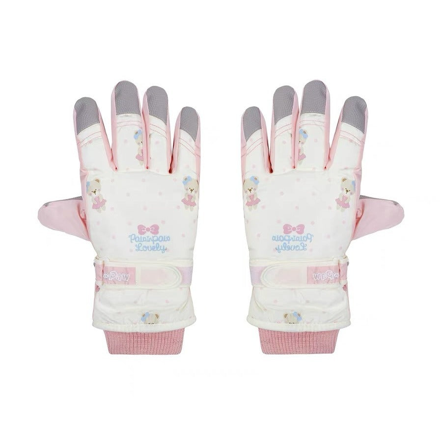 Fleece-lined Thickened Touch Screen Protective Glove Outdoor