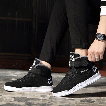 Mens Warm Hi-Top Sports Shoes