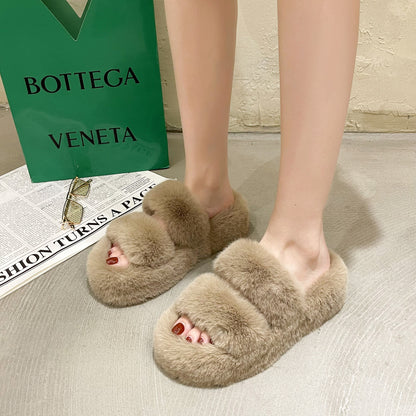 Fuzzy Slippers Women Fluffy Bedroom Slippers