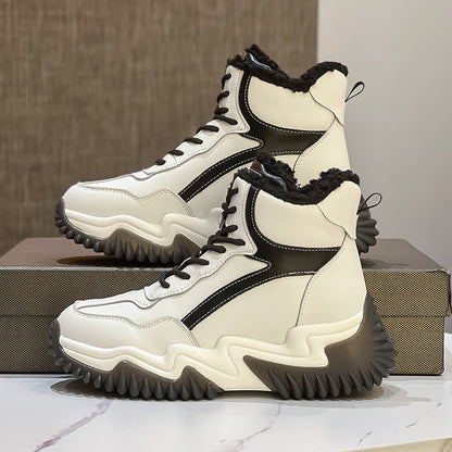 Plush Snow Boots For Women