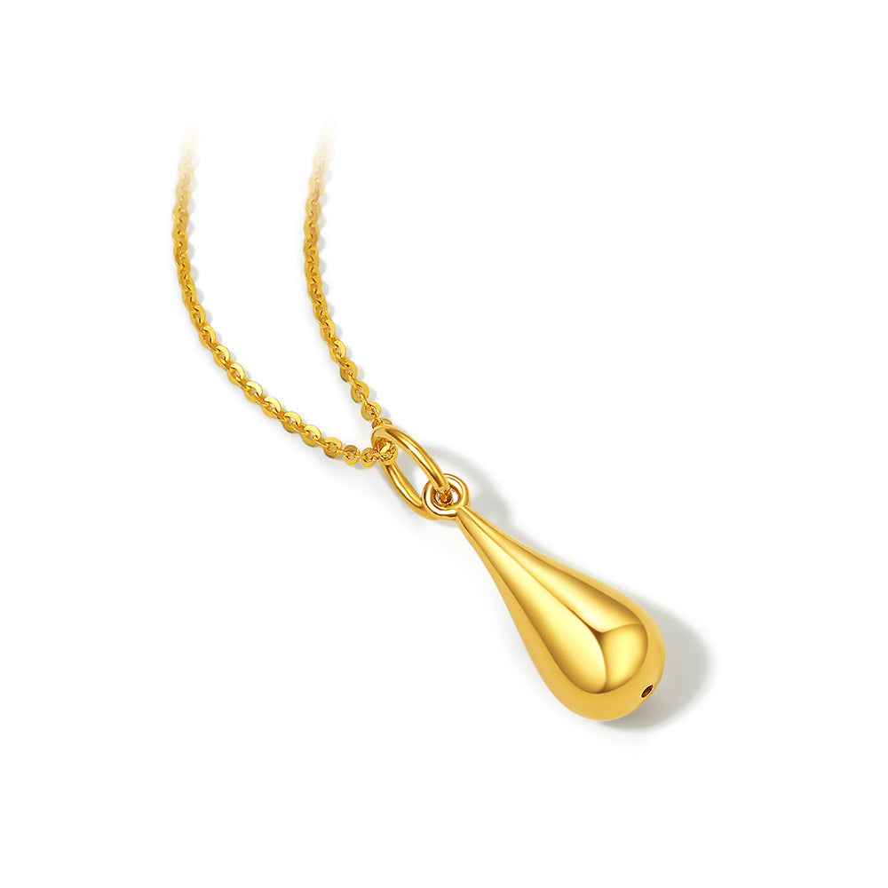 Women's 18K Water Drop Pendant Necklace