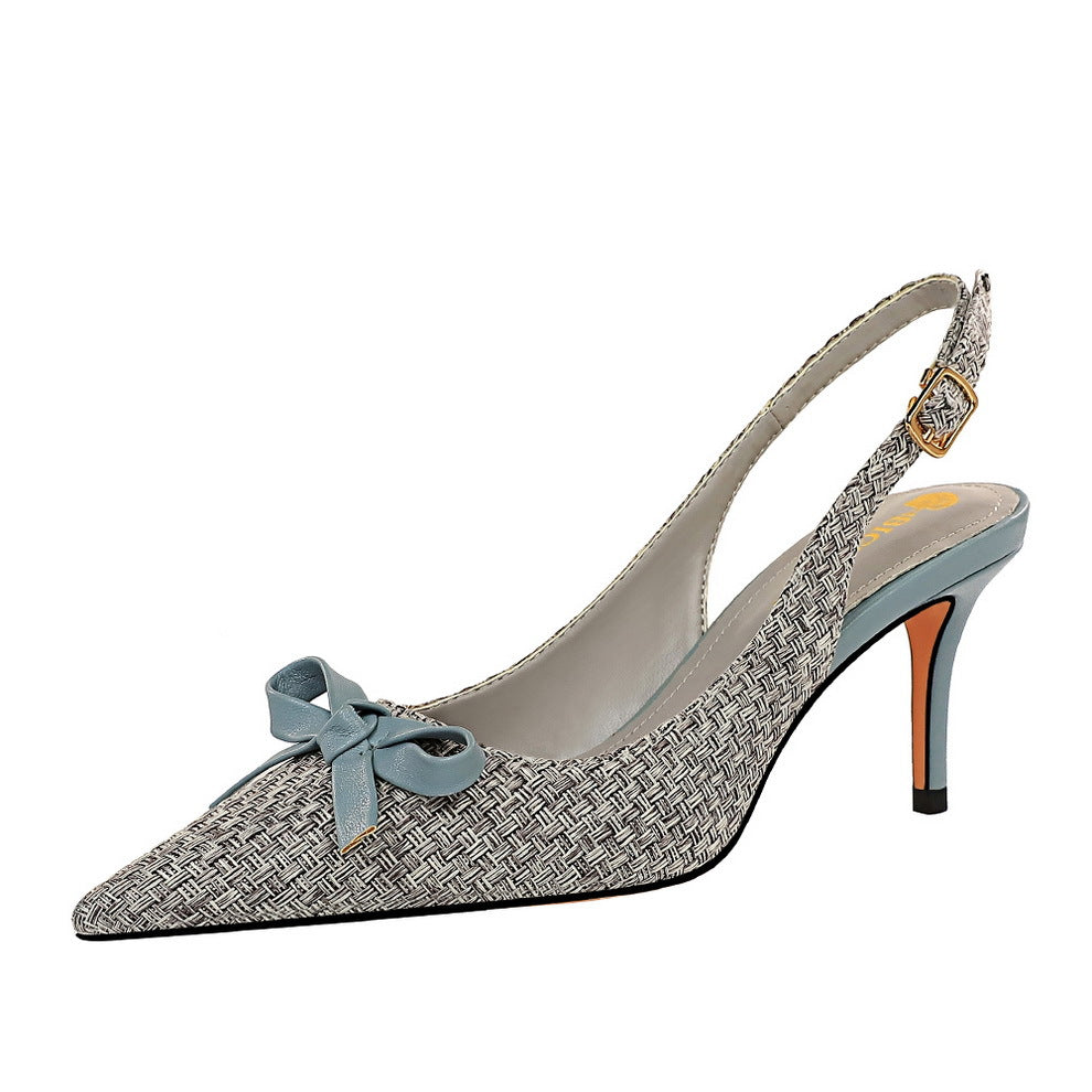 Pointed Toe Hollow High Heels