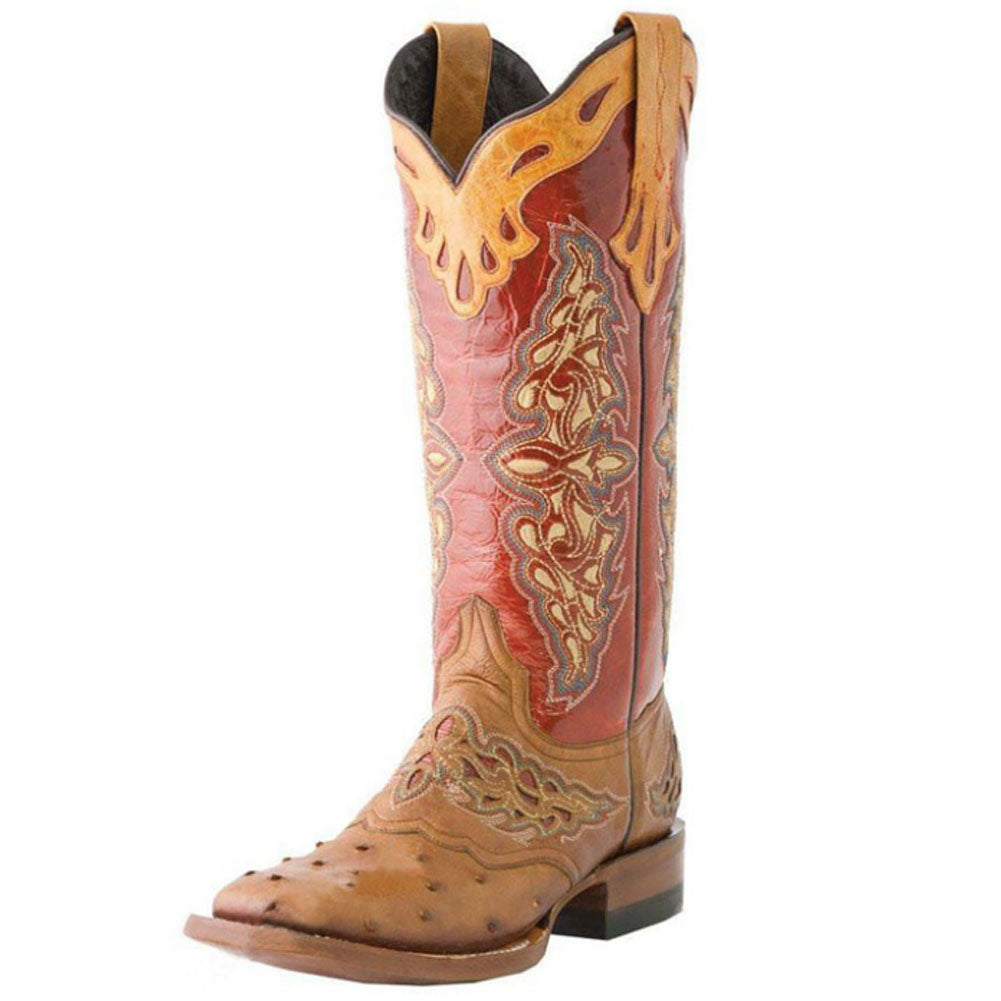 Women Color Mid Top Matching Knight Boots