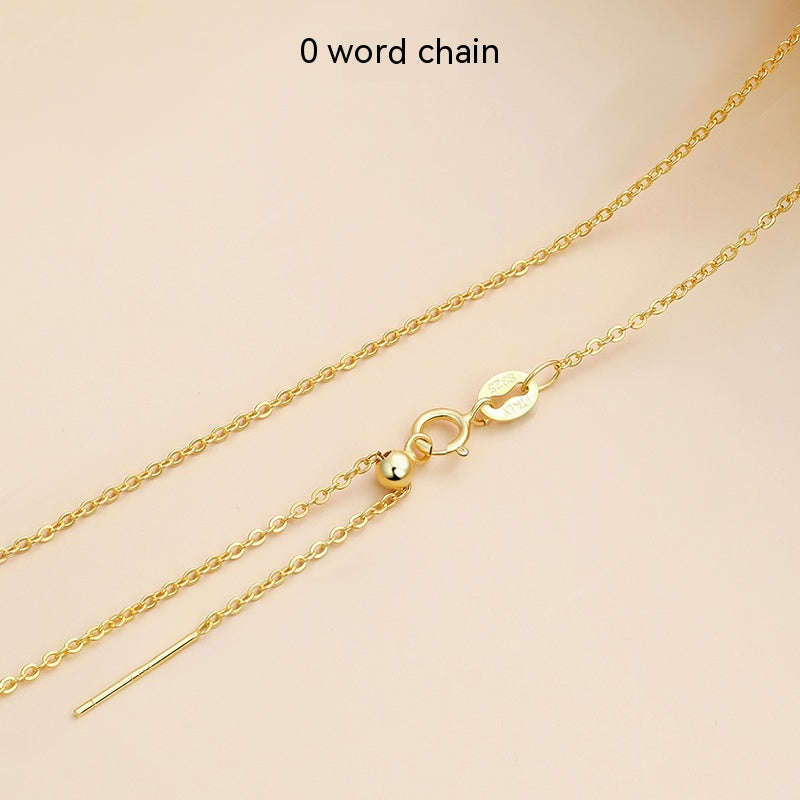 Lovers Gold 925 Sterling Silver 18K Gold Plated Chain