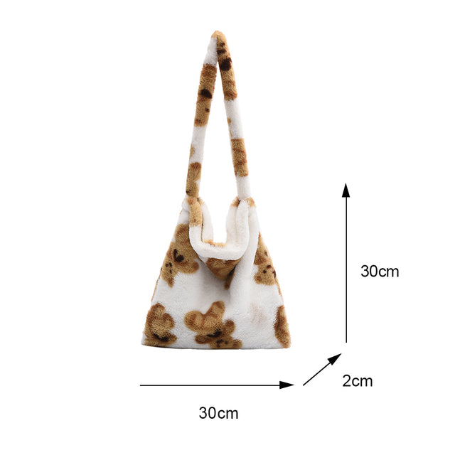 Plush Handbag For Women