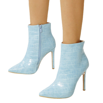 Pointed Toe Stilettos Ankle Boots For Women